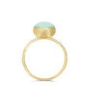 Ring Nanis Woman in Yellow Gold Amazzonite 1.75 Ct AS4-609 - AS4-609